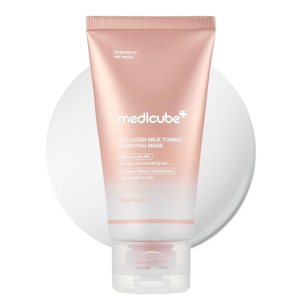 1. Medicube milk toning wrapping mask