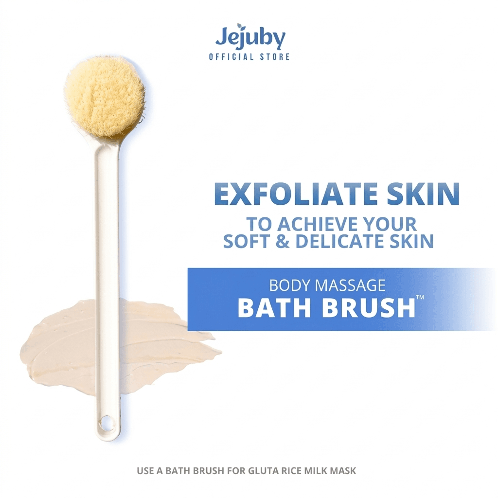 1. Jejuby Sakura Scrub + Bath Brush
