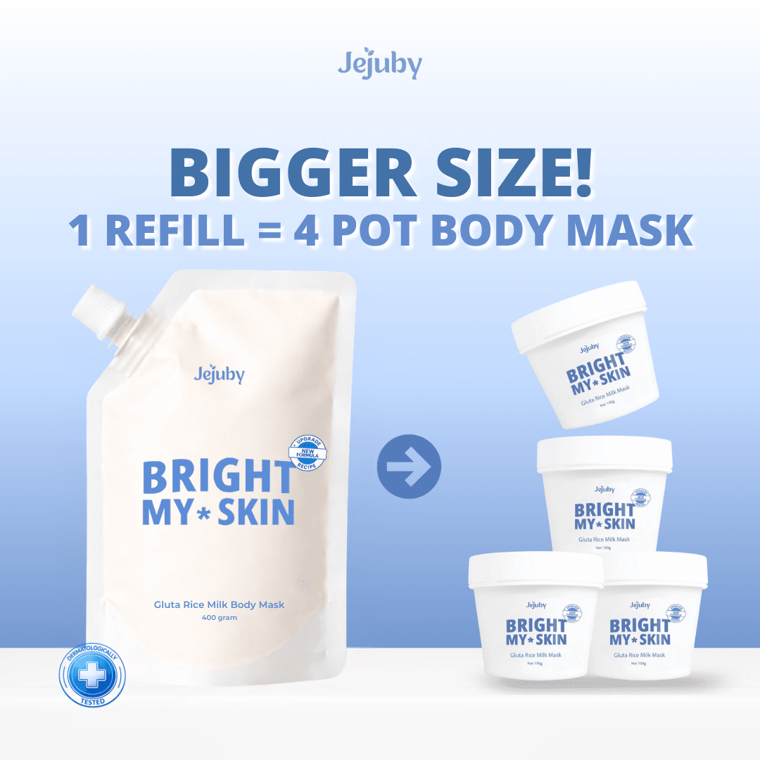 1. Jejuby REFILL Gluta Rice Milk Mask
