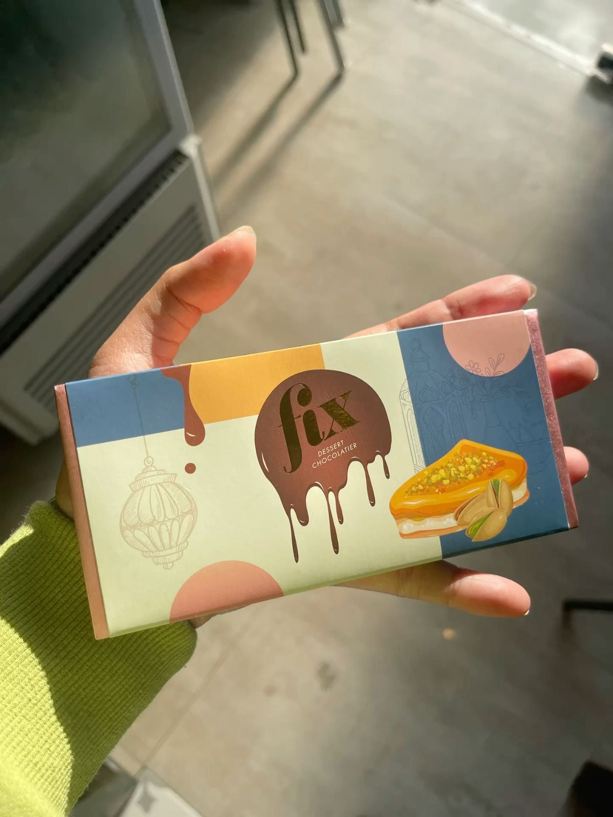 Fix chocolate pistachio kunafa