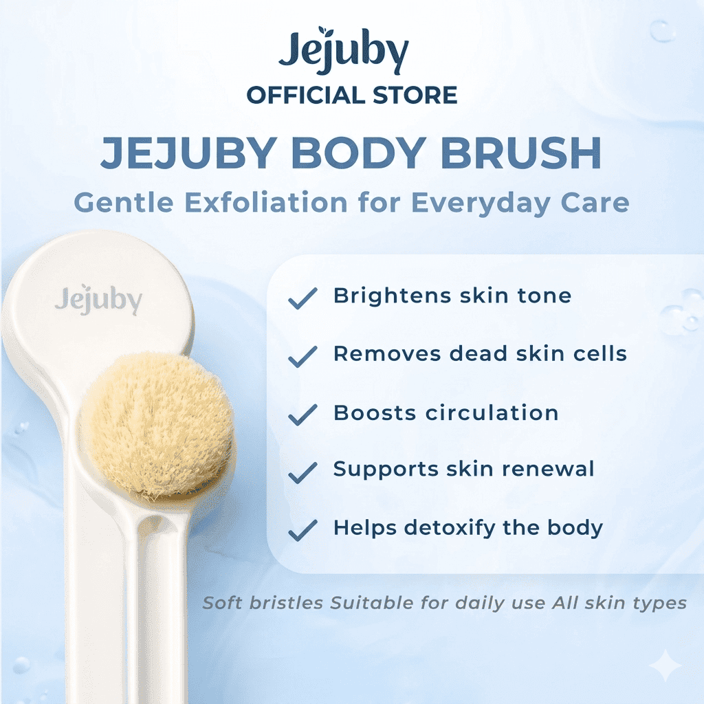 1. Jejuby Sikat Badan Body Massage Bath Brush