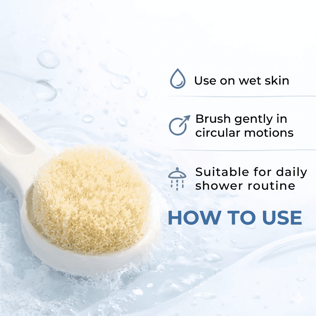 1. Jejuby Sikat Badan Body Massage Bath Brush
