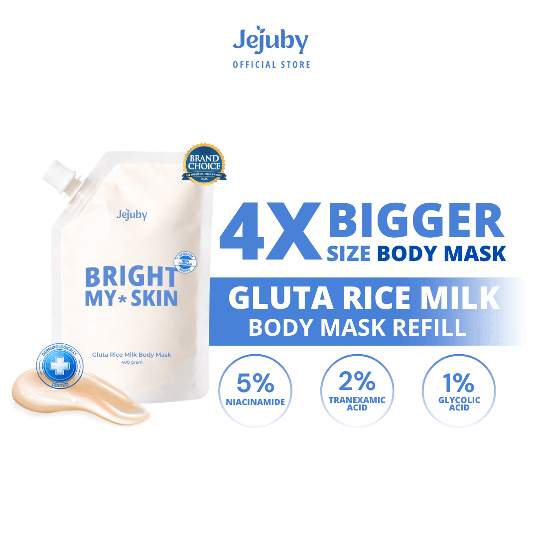 1. Jejuby REFILL Gluta Rice Milk Mask